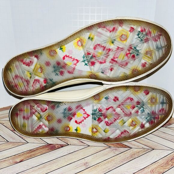 Converse Chuck 70 Summer Energy W 7.5 Shoes Embroidered Floral Desert Sand Egret - Picture 4 of 7